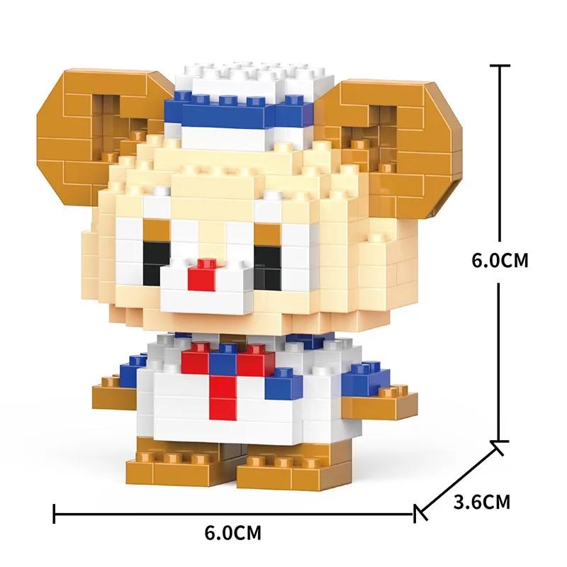 Cartoon Building Blocks, Animal Dolls, Educational Assembling Toys, Ornaments, Small Particles, Children's Birthday Gifts
