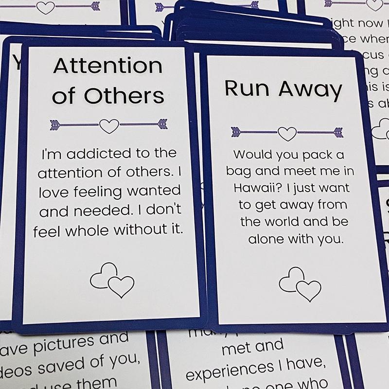 No Communication Massages Oracle Cards 54 English Version Messages Deck board games