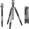 INNOREL RT85C Carbon Fiber Tripod and Ball Head 184cm Travel Professional Nut Elevator 25kg Load Adjustable 32mm Pipe Ideal for Sports Mountain