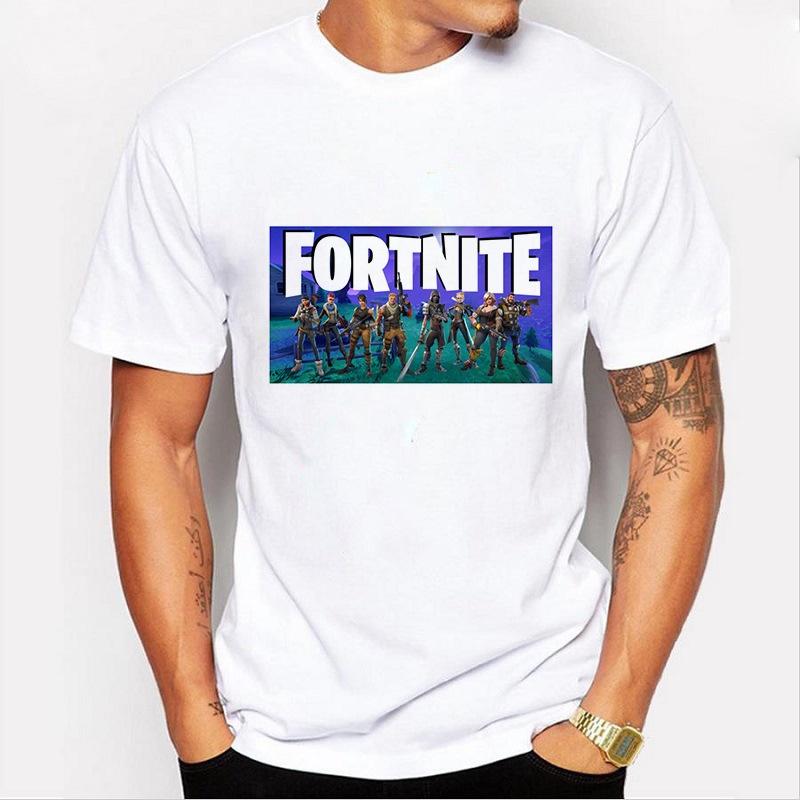 Fortnite Men Faddish Women Shirt Tshirt Leisure Short Sleeve Clothes Mens