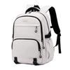 Spring New Solid Color Business Computer Bag Large Capacity Men's Backpack Casual Multi-pocket Outdoor Backpack Lightweight Burden Reducing School Bag
