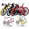 Adorno de Modelo de Bicicleta de Montaña DIY, 1:Kit de Modelo de Bicicleta Miniatura de Aleación 8 Escala