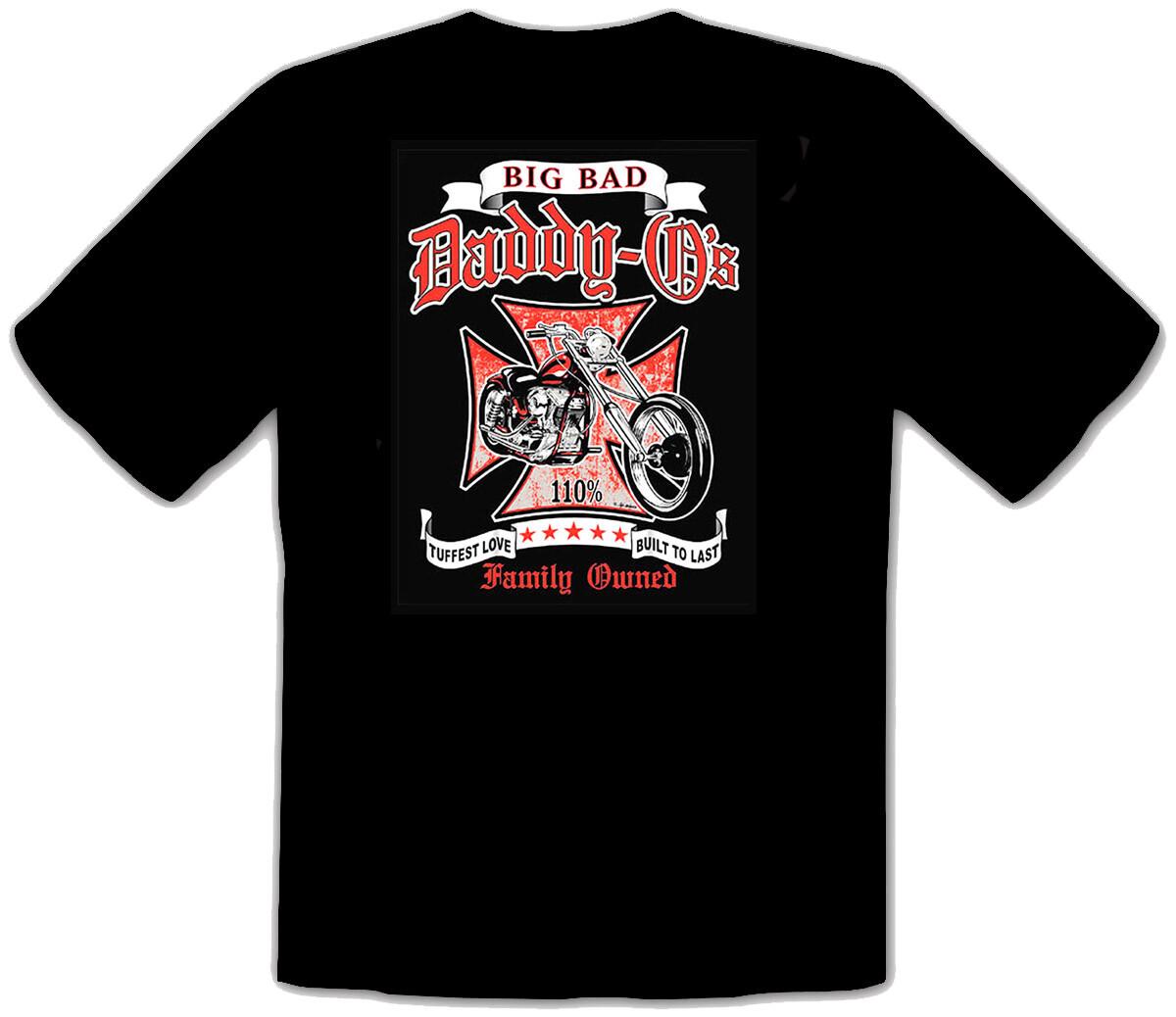 

26 Biker Custom Motorcycle Rockabilly Harley Chopper Black T-Shirt -351- Unisex T-Shirt XL