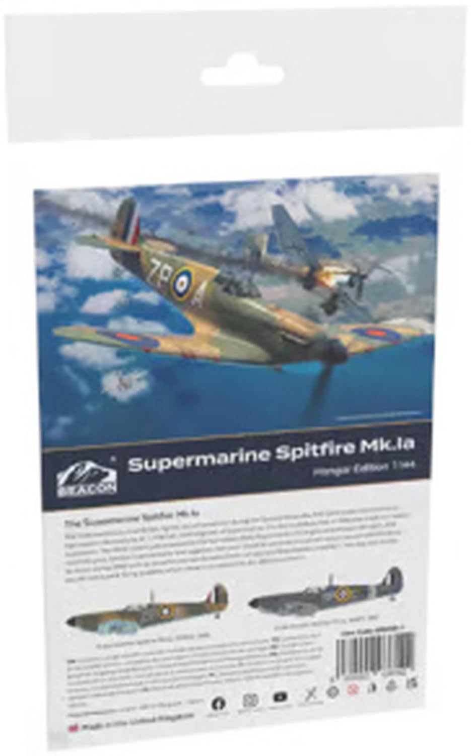 

Beacon Models Hanger Edition Supermarine Spitfire Plastic Model BMK011 1/144 Mk.1a