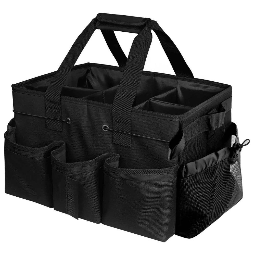 Large‑Capacity Oxford Cloth Tool Storage Bag Multifunctional Portable Cleaning Handbag Work Accessories