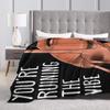 Marcus The Worm You're Ruining The Vibe Blanket  Camping Plush Throw Blanket Home Decor Flannel Bedspread Sofa Bed Cover