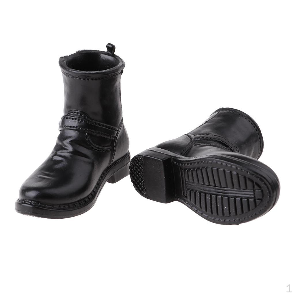 1/6 Scale Fashion Long Boots Shoes for 12 inch Male and Female Action
