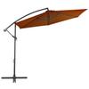 Cantilever Umbrella with Aluminum Pole 300 Cm Terracotta