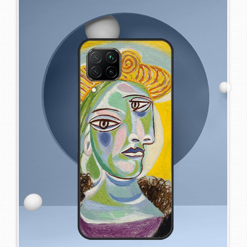 Picasso Abstract Art Painting For Huawei Nova 12i 12s 11i 8i Y91 Y60 Y70 Y72 Y90 Y61 9 10 SE P20 P40 Lite P30 P60 Pro Case