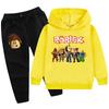 Kinder Cartoon Kapuzenpullover & Jogginghosen Set - 8 Farben erhältlich, Frühling/Herbst