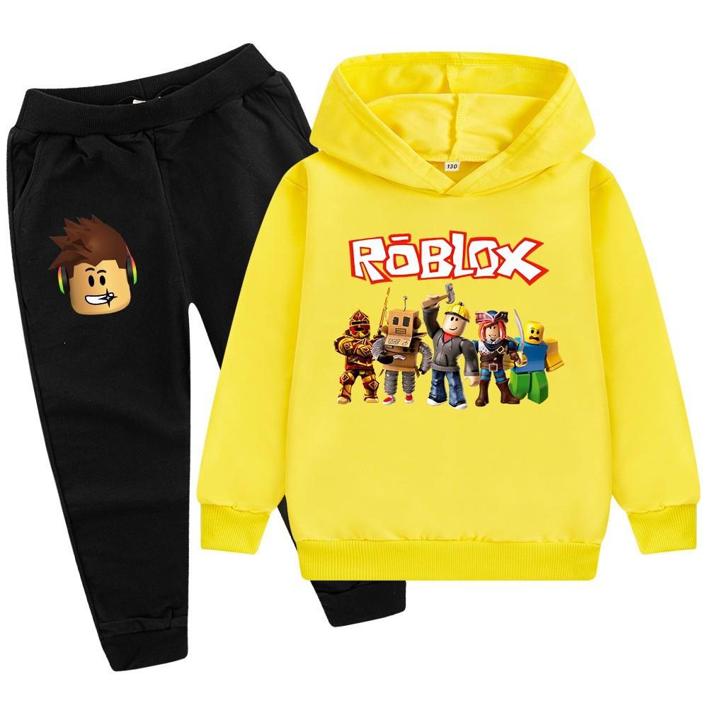 Kinder Cartoon Kapuzenpullover & Jogginghosen Set - 8 Farben erhältlich, Frühling/Herbst