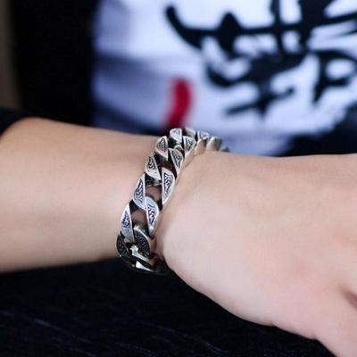 New Domineering Bracelet Men's Personality Cool Niche Design Trendy Brand Jewelry Bracelet Birthday Gift for Boyfriend Bracelets