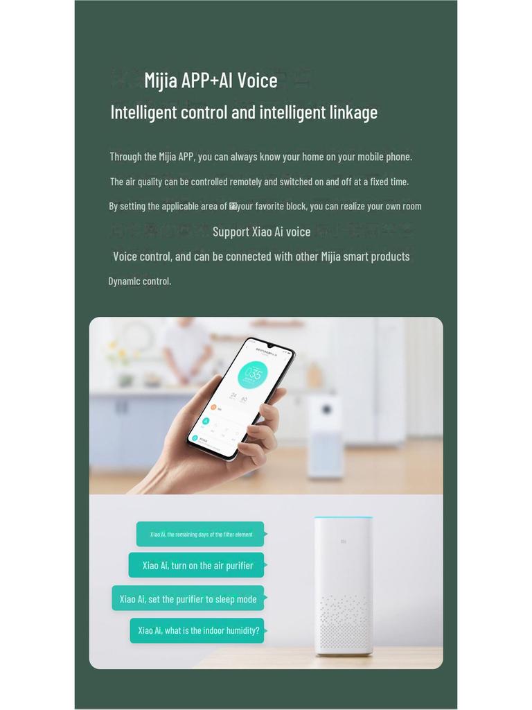 Xiaomi Mijia ProH Smart Air Purifier for Home and Office – Removes Formaldehyde and Haze.