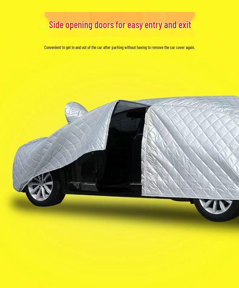 Housse de voiture matelassée en coton toutes saisons pour Honda CR-V: Protection contre la grêle, le soleil, le gel et la neige.