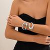 European-American Alloy Double-layer Twisted Choker: Sweet, Cool, Minimalist Style Jewelry