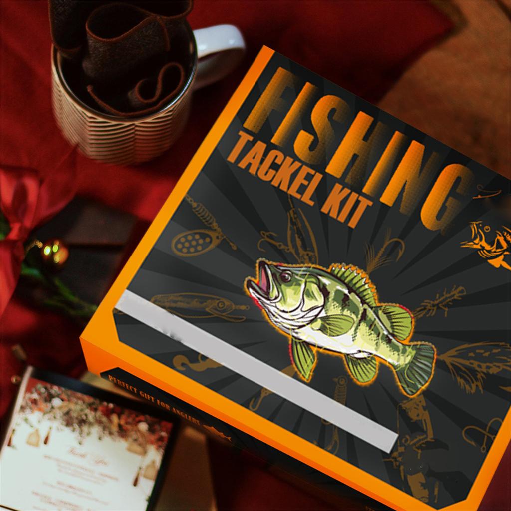 KIT ECHIPAMENT DE PESCUIT Set Calendar Advent 24 piese Momeli Paiete Set Momeli Moi Ambalaj Neutru