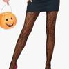 Damenstrumpfhosen Damen Schwarz Hoher Bund Strumpfhosen Halloween Bodystockings Netzstrumpfwaren Weihnachtsbekleidung Damen Sexy Strumpfhosen
