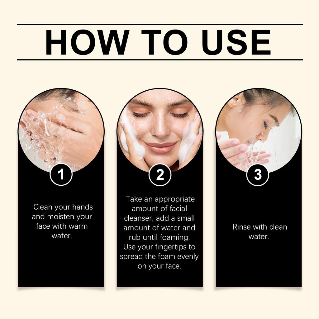 Rice Essence Moisturizing Cleanser Deep Cleansing Lock Moisture Gentle Face Wash