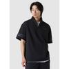Le Coq Sportif Men Wave Sunday Air Dot Loose Fit Short sLeeve Anorak Black Qq223