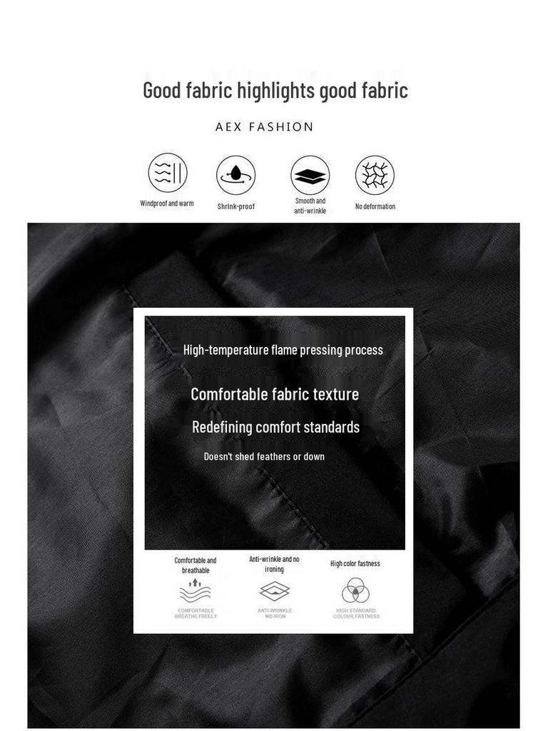 M9898 Manteau d'hiver épais en coton pour homme, Marque tendance, Tailles M-8XL.