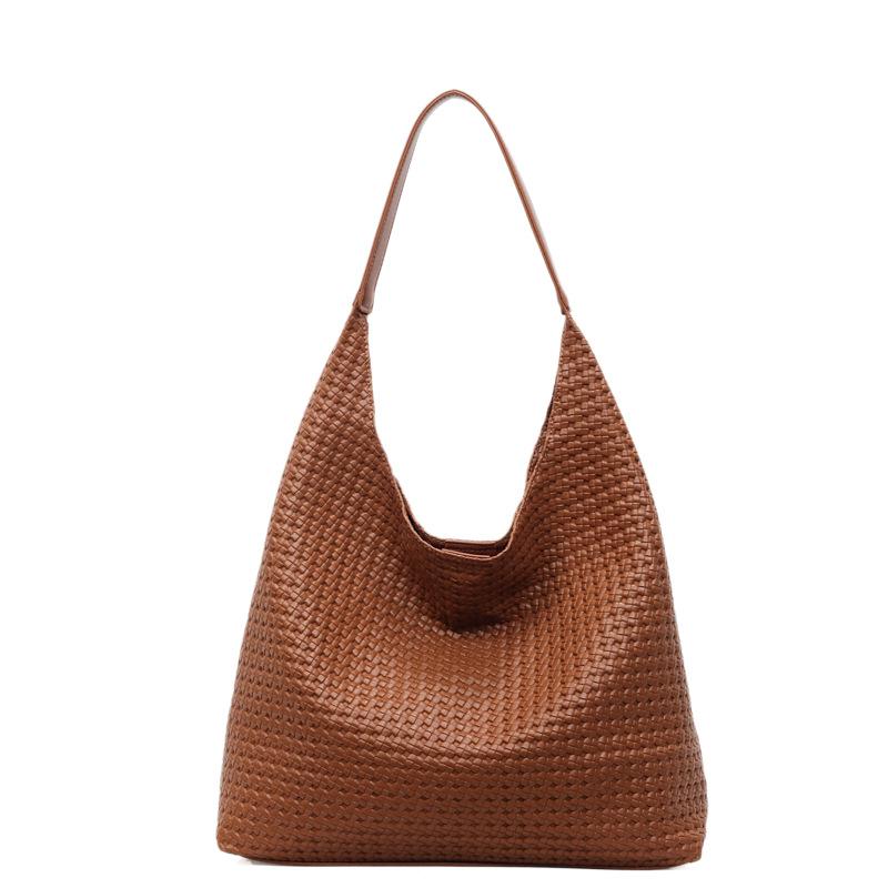 Retro beaded armpit bag women's new large-capacity casual shoulder bag fashionable versatile tote women's bag