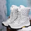 Fashion Winter Women Boots  Autumn Winter Plush Waterproof Anti Slip Platform Super Warm Lace Up Non-slip Outdoor Snow Boots 2025