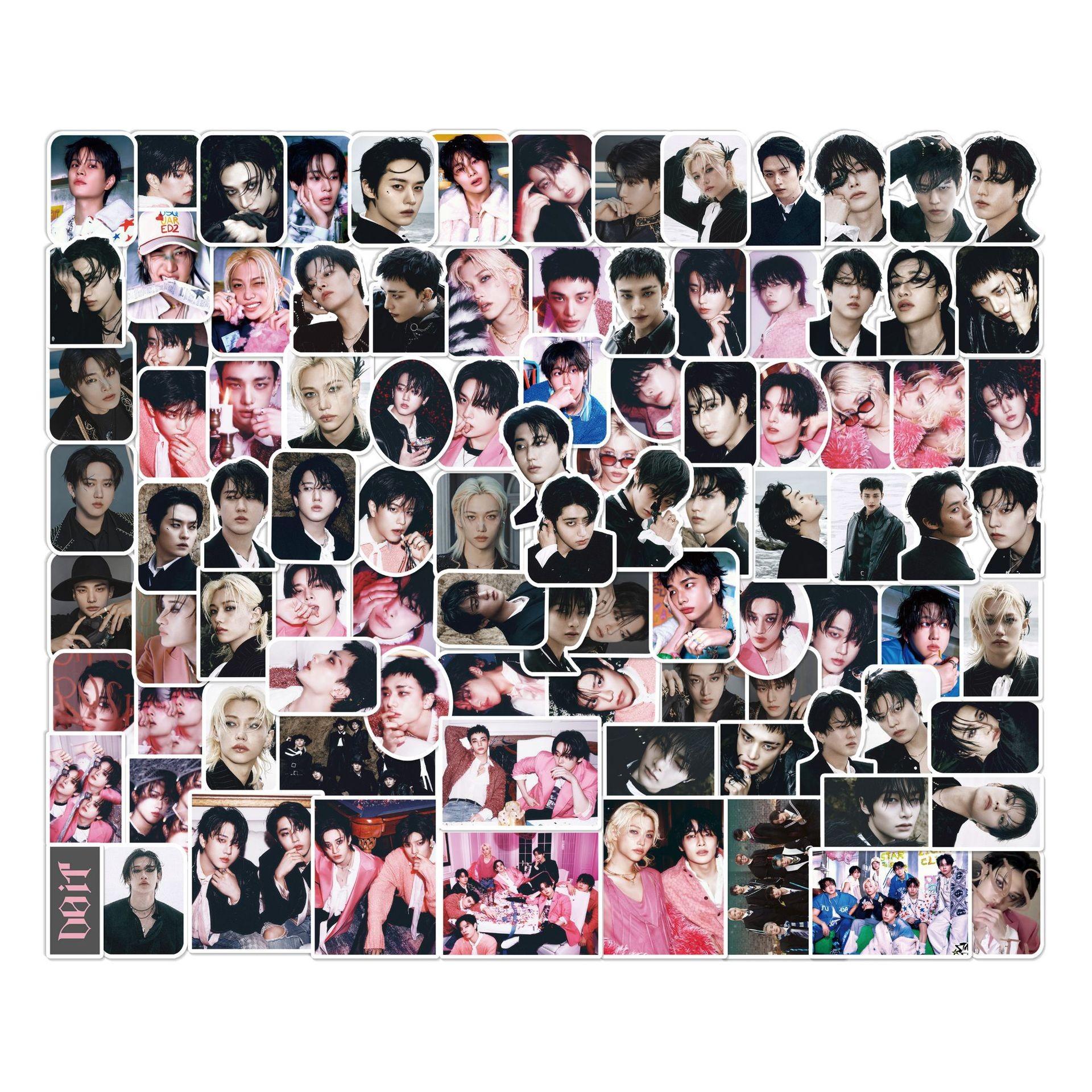 

97pcs Cute Notebook Decoration Sticker,cute Stickers, Journaling Supplies One Size рожевий