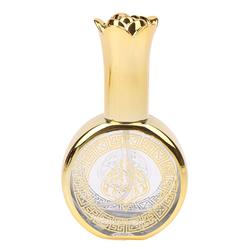 Perfume Bottling Gold Glass Mini Transparent Empty Sample Vial Essential Oil Bottles Refillable Bottles Dropper Bottles Perfume