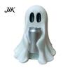Festive Desk Decorations Halloween Ghost Figurine with Drinks, Resin Statue, Cute Spooky Desktop Small Figures for Gifts Ornament Party Tabletop