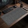 Black White Geometric Cube Desk Mat Table Mat Pc Accessories Square Mousepad Office Desk Decorating XXL Mouse Pad Keyboard Pad