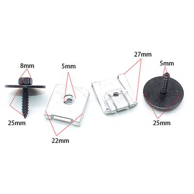 0049943145 10Pcs/Set Under Engine Cover Floor Clips Screws Kits 0019906036 Fit For A B C E M Cla Cls Clk Class
