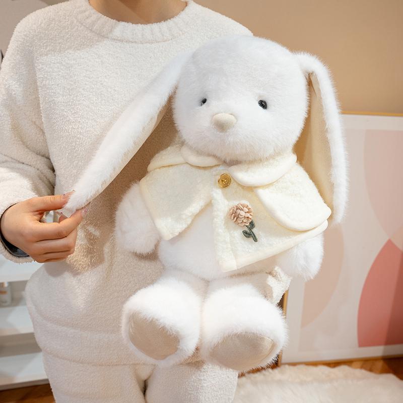 High Quality Sweet Cute Rabbit Animals Bunny Plush Toy Pink Super Soft Comfortable Doll Pillow  Baby Comfort  Birthday Gifts