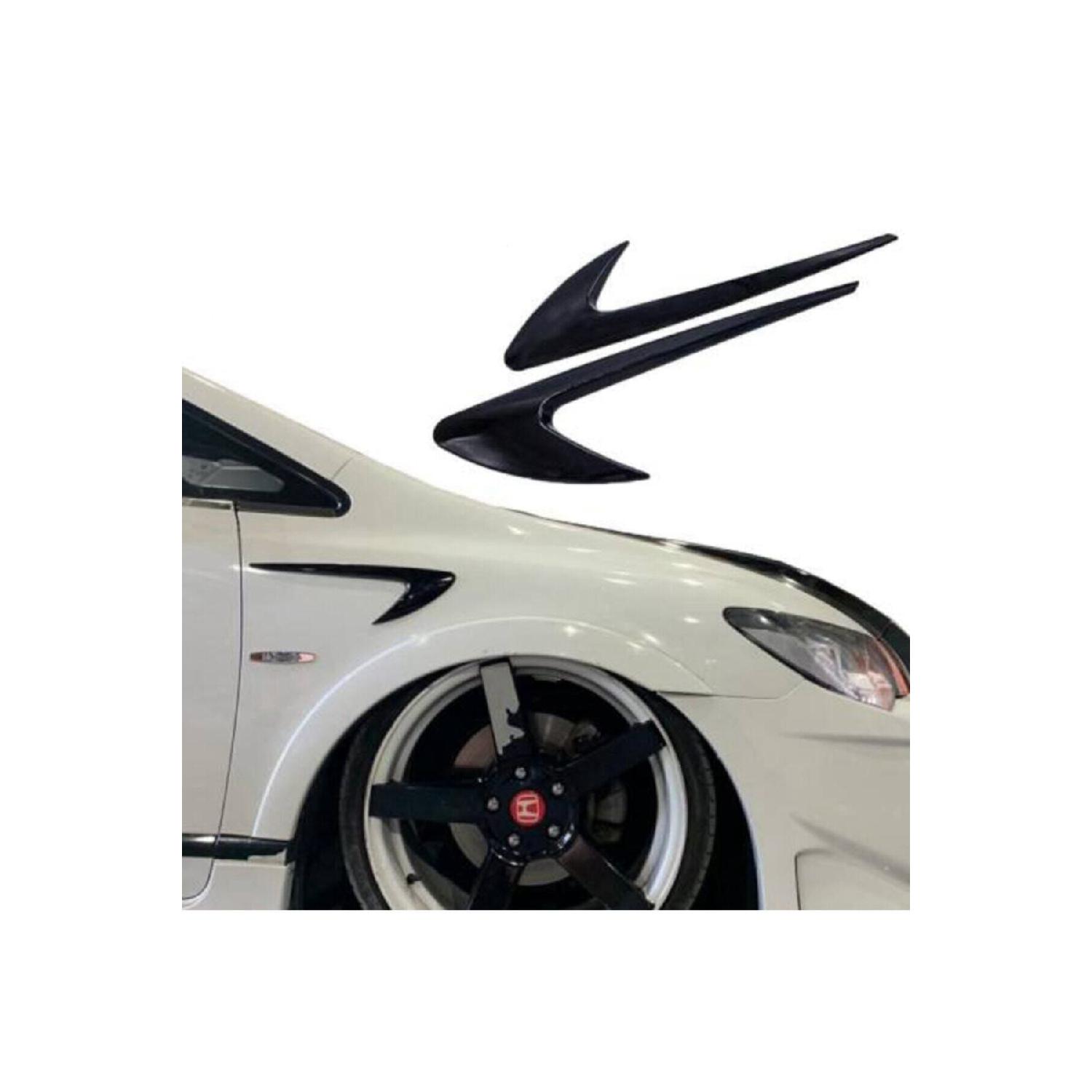 

Гибкий бампер Решетка крыла Вентиляционный обвес Глянцевый черный Piano Black (право лево)