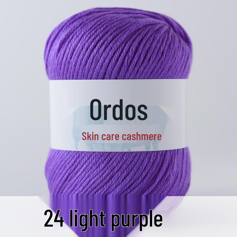 Genuine Baby Cashmere Yarn: Hand-Knitted Scarf for Infants & Toddlers, Medium Thick Milk Cotton for Crochet.