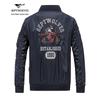 Qipilang Men's Baseball Collar Casual Jacket