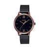 [Cio] LTP-E157MRB-1B Standard Analog Women's Metal Watch