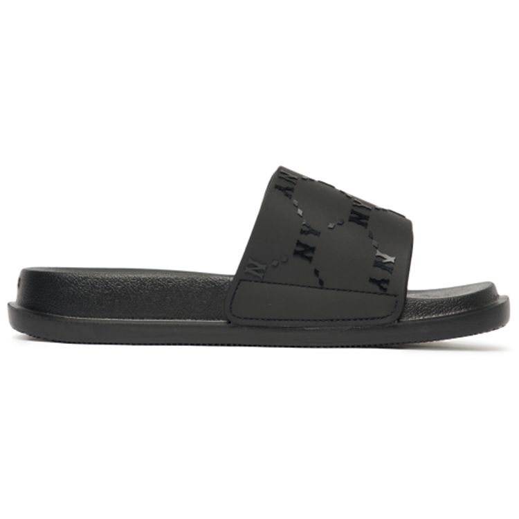 MLB Slipper Casual Non-Slip Slide Sandals Unisex Footwear Black 3ALPAC123-50BKS