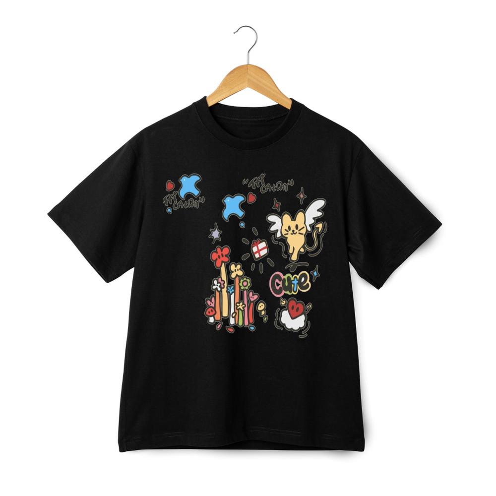TFi Cat Day Cute Graphic Unisex Tee