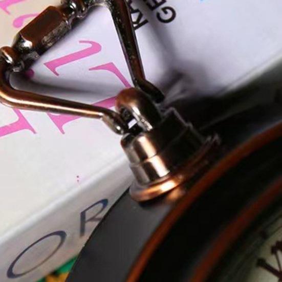 Vintage Metall Analoger Wecker Großes Display Tickenlos Leise Batteriebetrieben Schlafzimmer Retro Schreibtisch Quarz Uhr Kinder Schüler Geburtstagsgeschenk