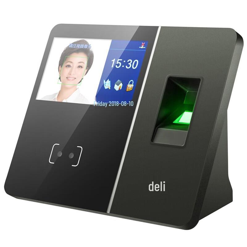 Deli 13750 Face & Fingerprint Time Attendance Machine