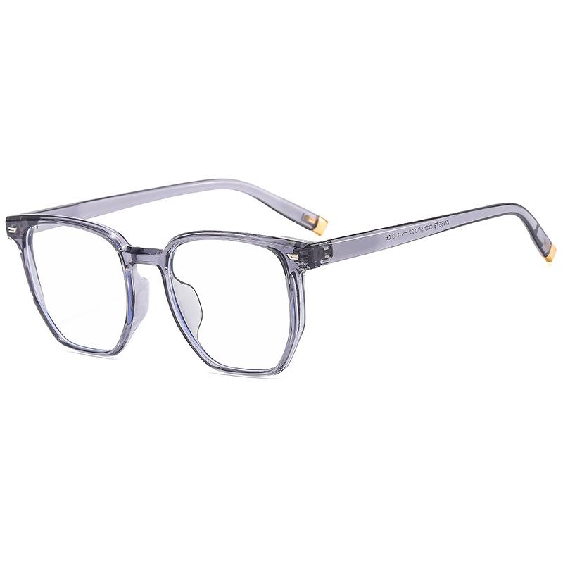 2025 UV Protection Square Blue Sunglasses: Women's Retro & Men's Large Face