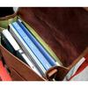 Vintage Briefcase Satchel Mild Leather Laptop Messenger Bag Shoulder Office Bag