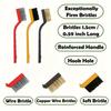 11-piece Crevice Cleaning Brush for Kitchen Sinks, Cups and Bottles, Bathroom, Toilet and Window Crevices, Bathroom Cleaning Tools