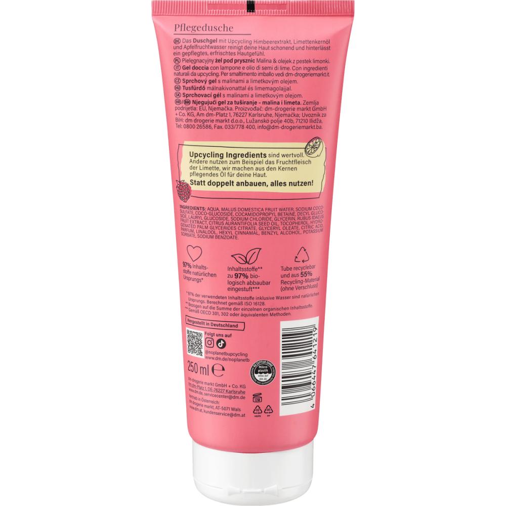 no planet b Body Wash Raspberry & Lime Seed Oil 250Ml