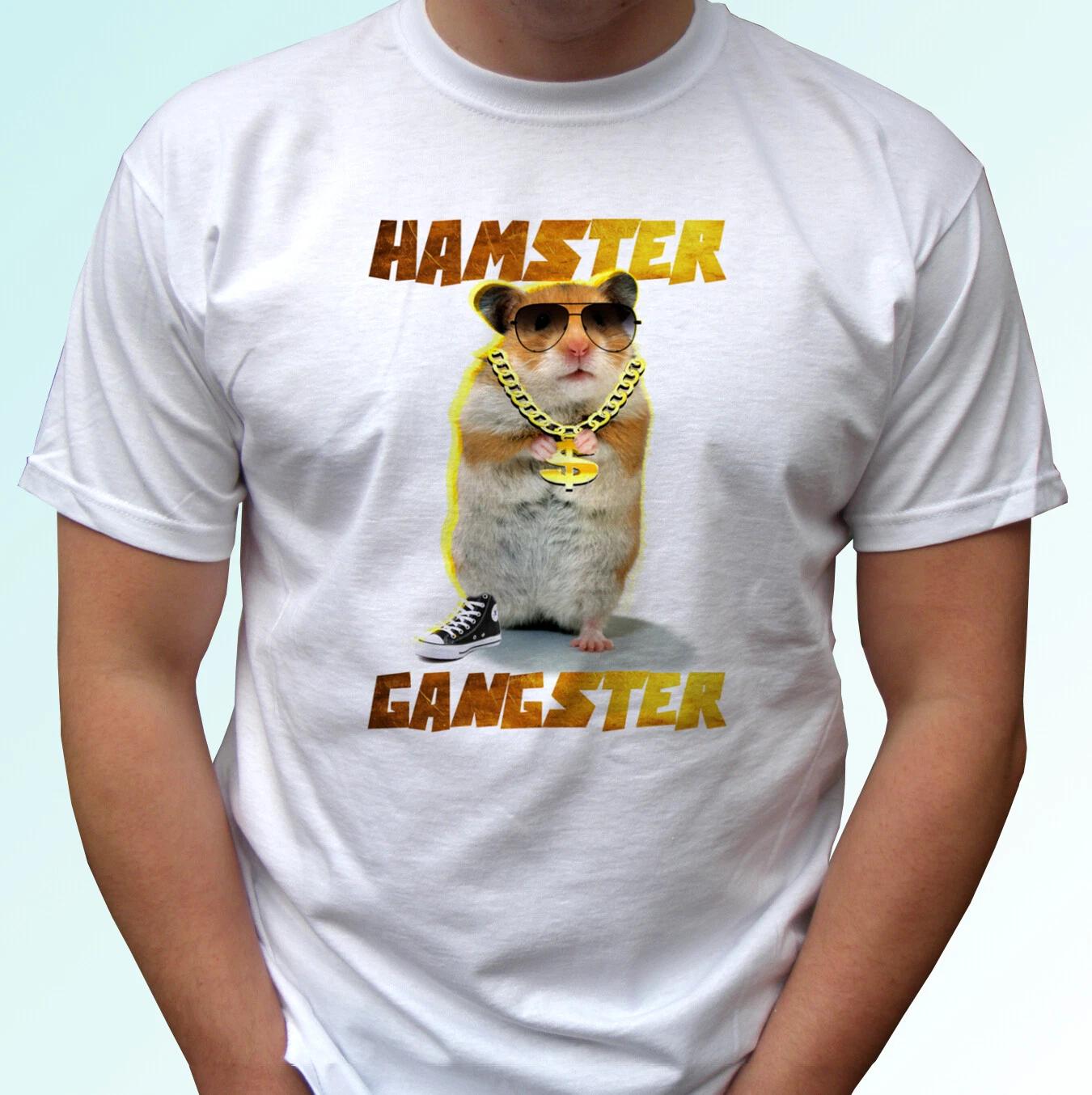 Hamster Gangster kids boys T-Shirt funny animal joke party gift birthday christmas tee top 100