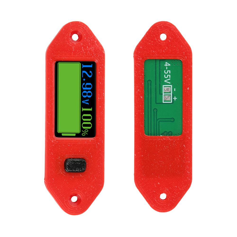DC 4-55V 0.96 Inch Programmable Battery Indicator NCM LFP LAB Universal Voltage Display For Ev Diy Battery Pack
