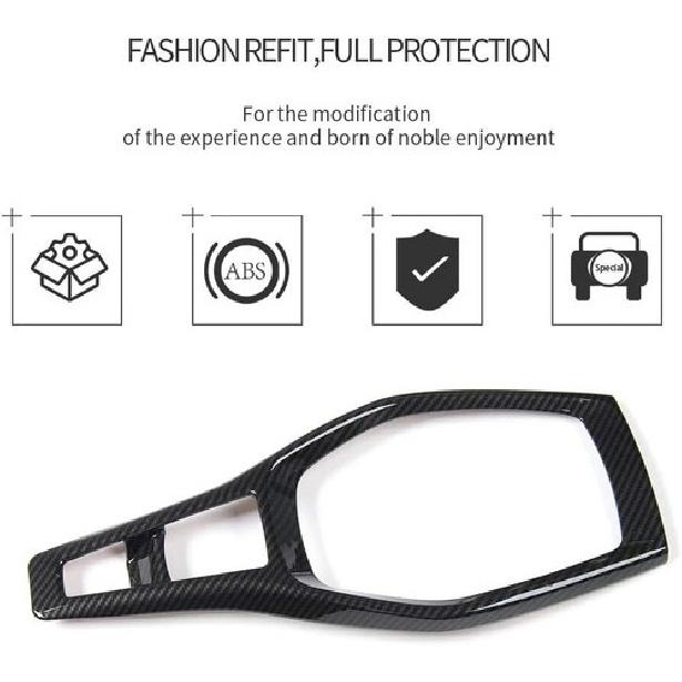 Inner Gears Shift Panel Trim Cover Frame Decor For Chevrolet Camaro 2017+ Carbon