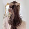 Bow Banana Clip High Ponytail Fixed Clip Back Head Hairpin Fashion Ponytail Holder Hair Claw Clip Girls Hair Accessories