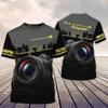 Fashionable and Fun Photography T-shirt 3D Men's Short Sleeved Shirt