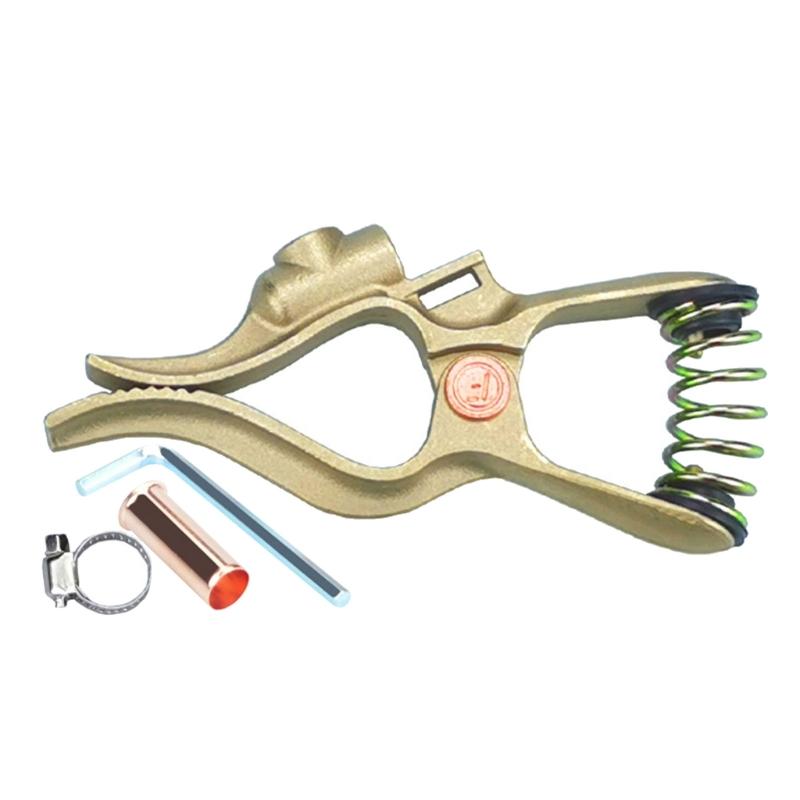 Industrial Copper Welding Ground Clamp Earth Clamp 300A 500A For Secure Electrical Connection And Durability